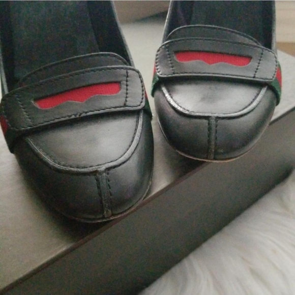 Authentic Gucci Black Lifford Loafer 154500 - Picture 9 of 10